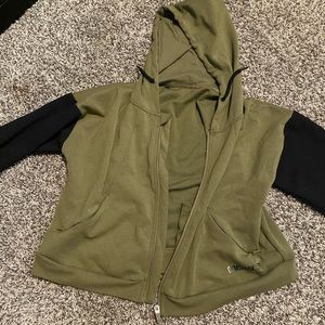 Gymshark Two-Tone Crop Hoodie